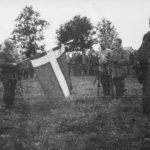 Inkerin lipun vihkiminen. Kirjasalo. 8. syyskuuta 1919.