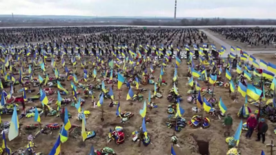 Ukraine cemetery